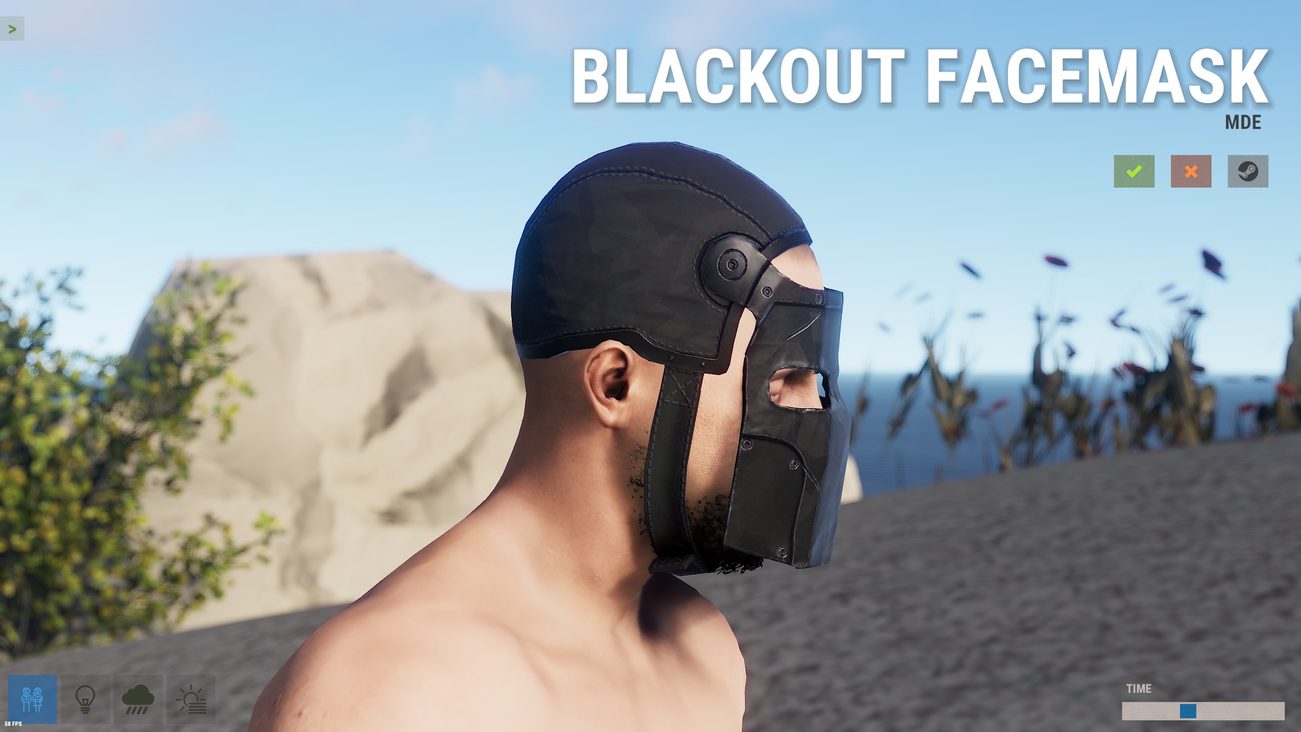 Blackout Facemask