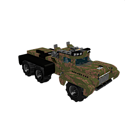 Bull truck platform, wheeled gun mount