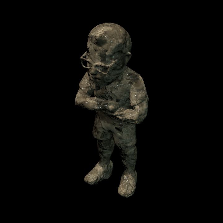 Statue figure 1 - muddy