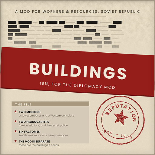 Buildings for the Diplomacy plugin preview