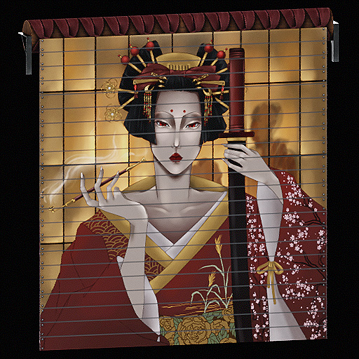 Kyoto Haze | Garage Door (GLOW)