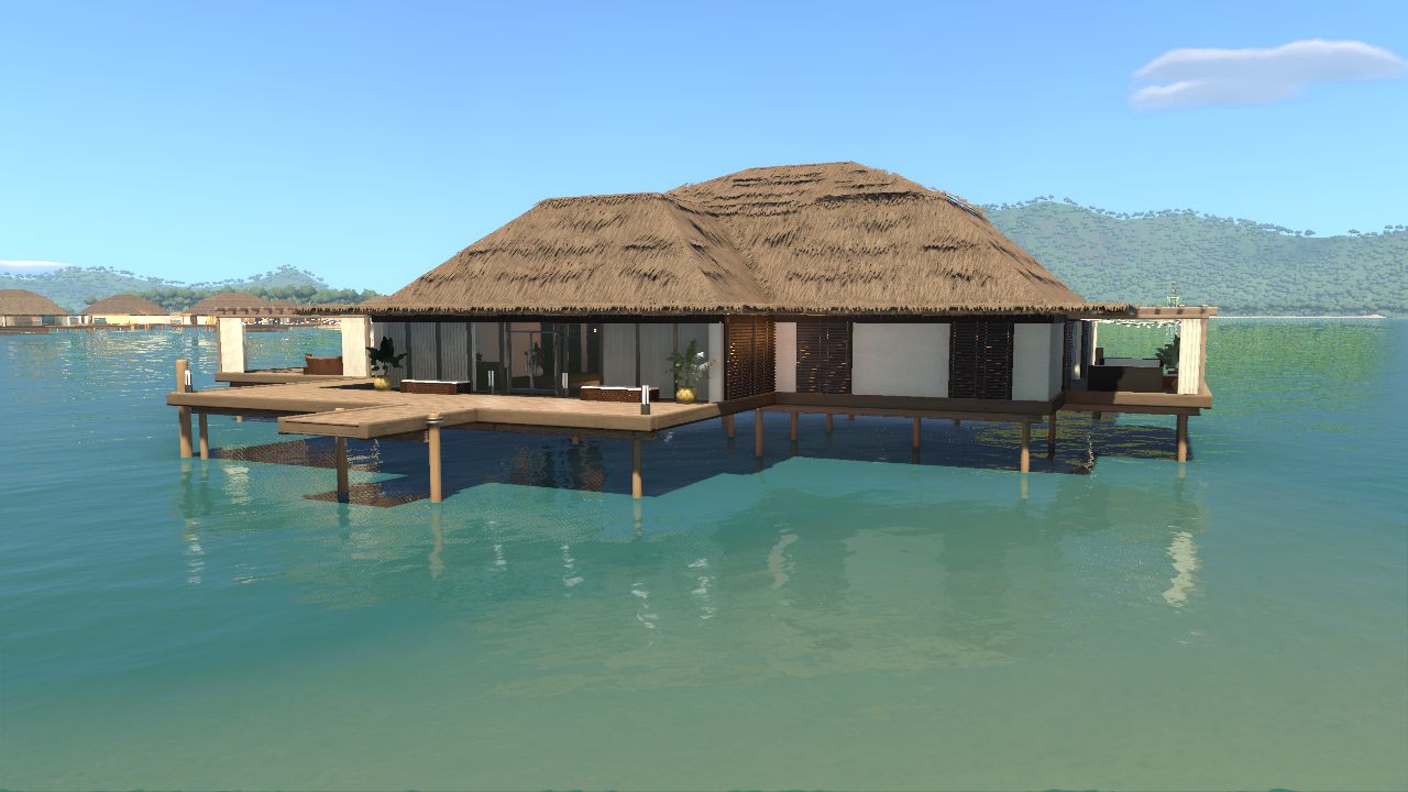 Prehistoric Resort Overwater Villa Large