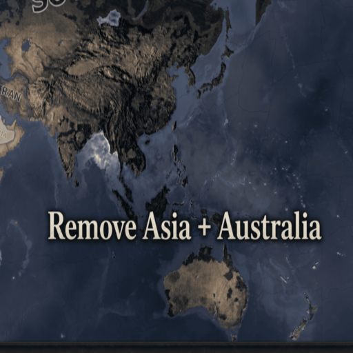 Remove Asia + Australia - Empty Wasteland preview