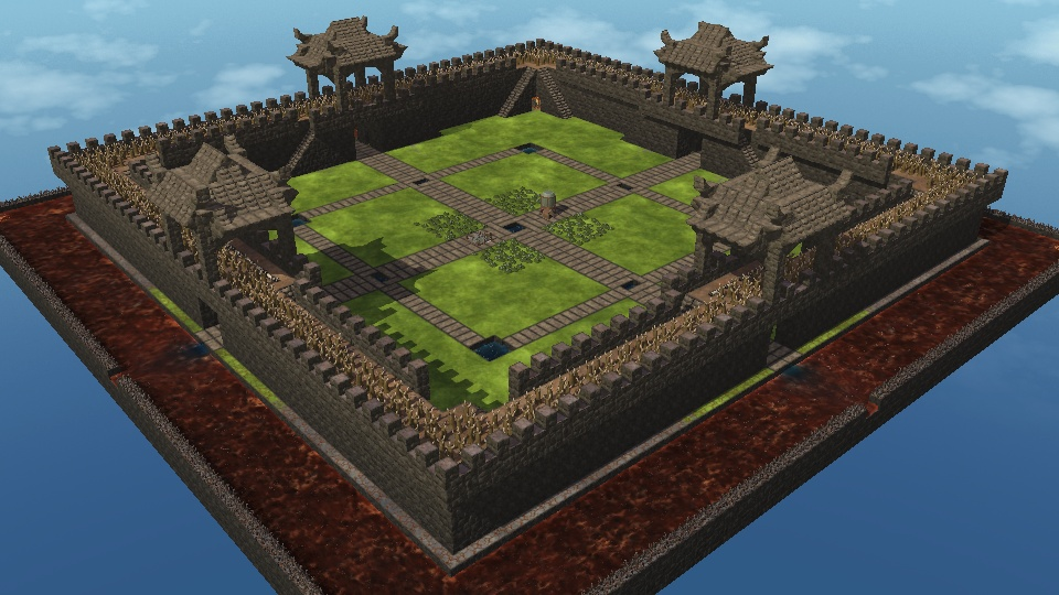 city walls and moat 88×88