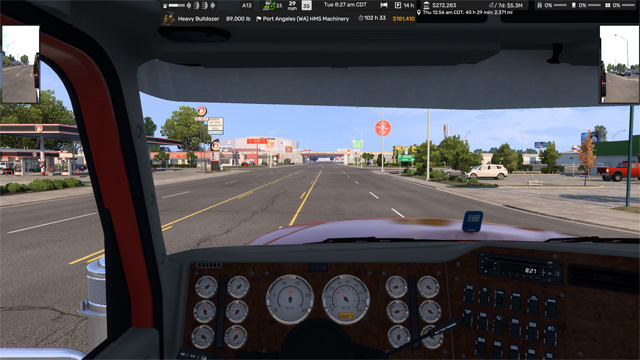 Adviser Top Bar No GPS or Tach - ETS2 HUD V1.61 preview