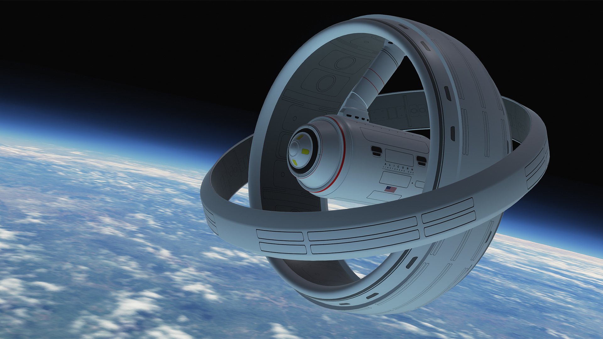The Alicorn (Lightspeed 1) - Alcubierre Drive Spaceship
