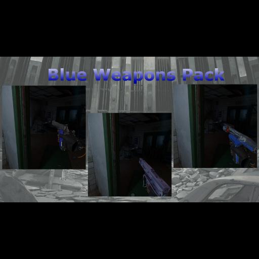Blue Weapons Skin Pack