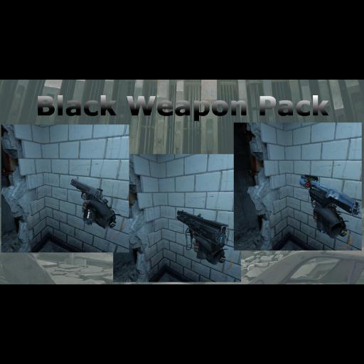 Black Weapons Skin Pack