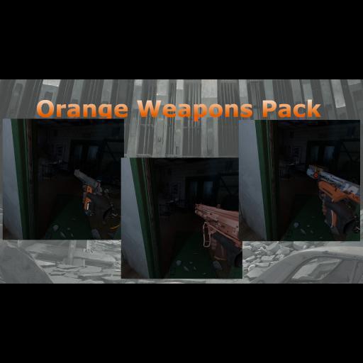 Orange Weapons Skin Pack
