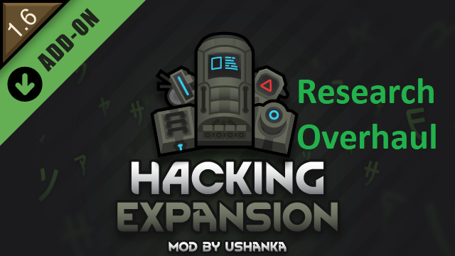 Hacking Expansion: Research Overhaul mod preview for RimWorld