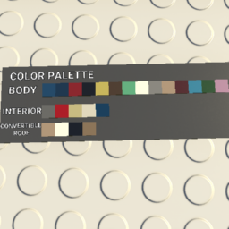 Color palette for Buick Roadmaster 1949