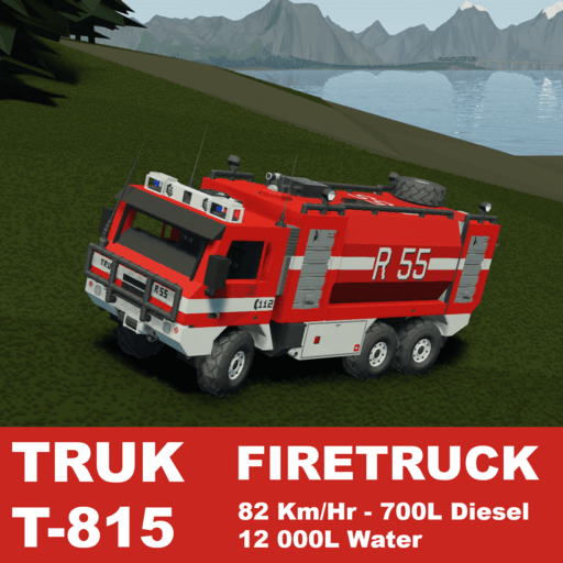 TRUK T-815 6x6 Firetruck