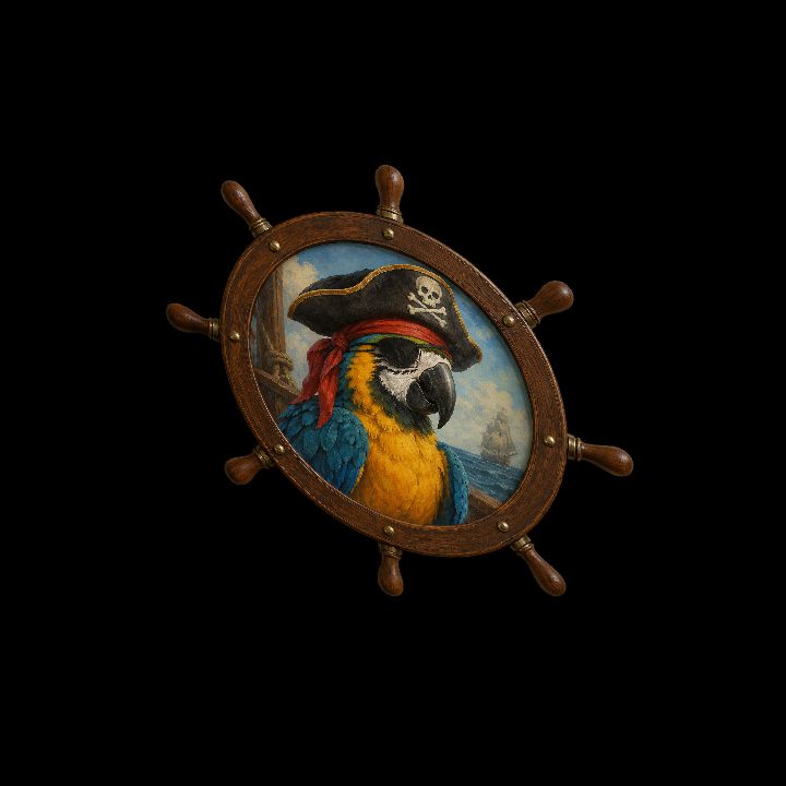Painting, Pirate Parot