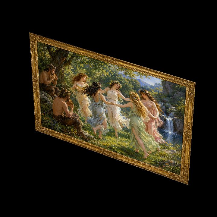 Painting, Dancing Nymphs {2D}