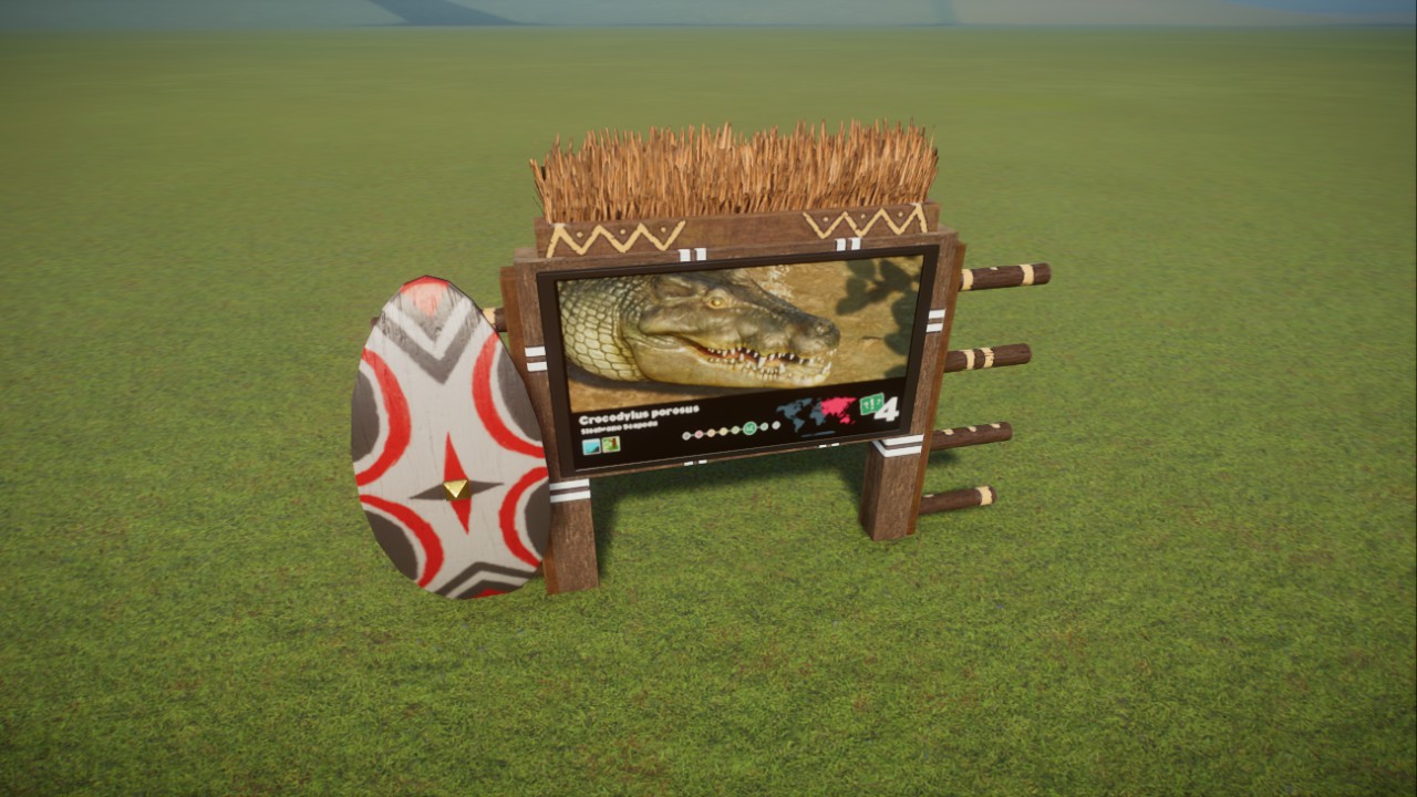 Vzdělávací tabule 1 - Africký motiv
