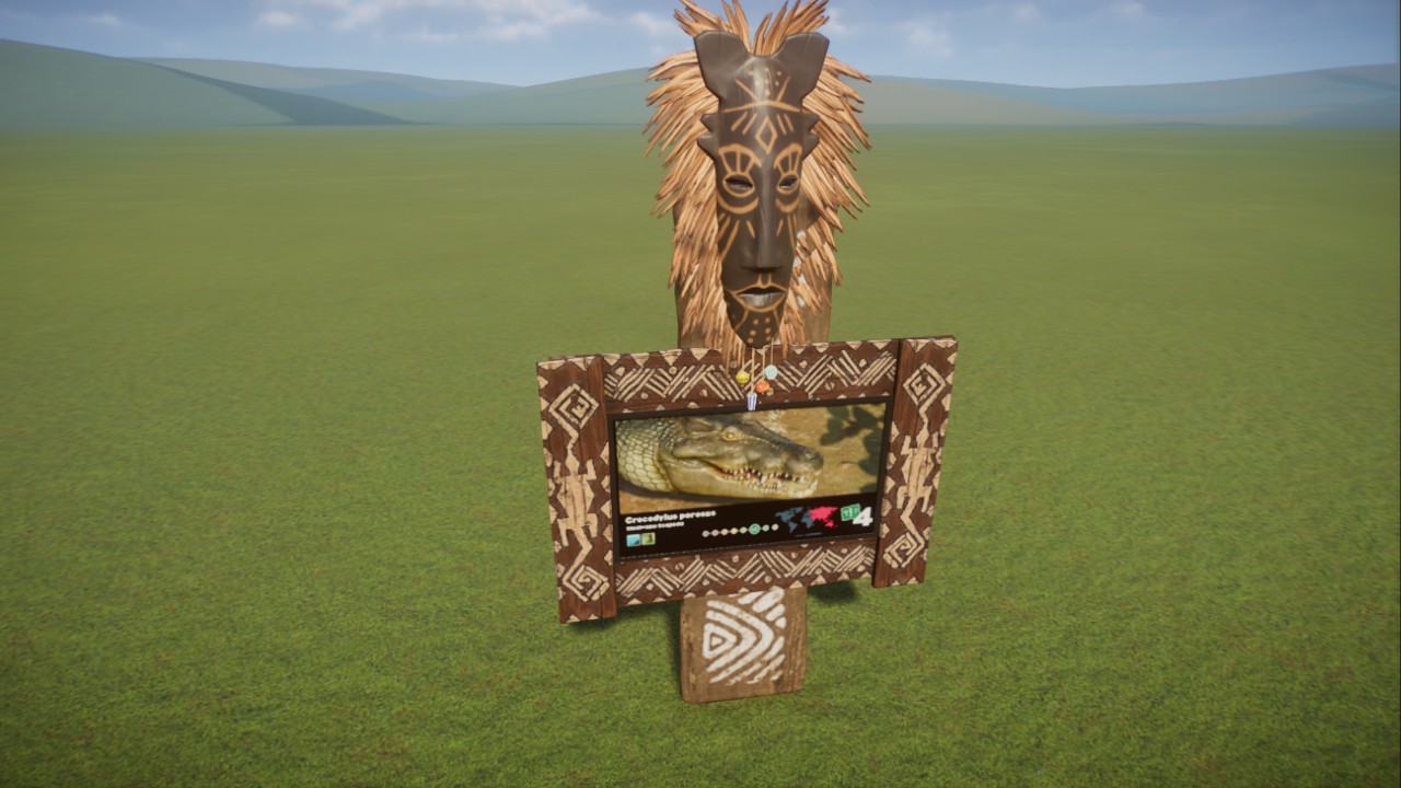 Vzdělávací tabule 2 - Africký motiv