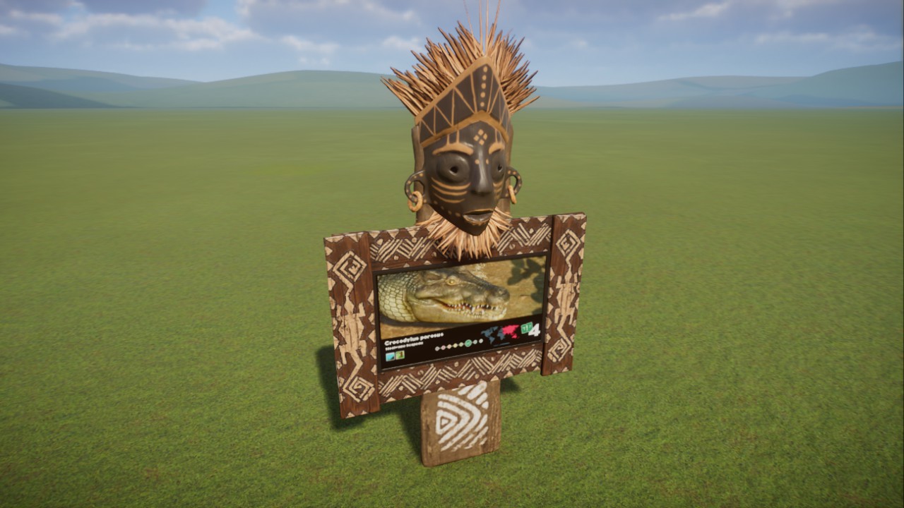 Vzdělávací tabule 3 - Africký motiv