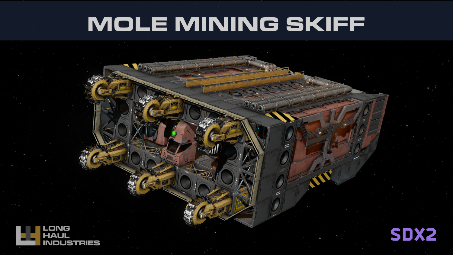 SDX2 Mole Mining Skiff