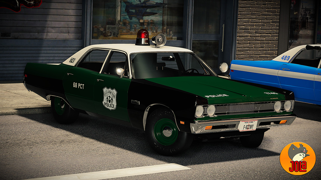 Livery Plymouth Fury - New York PD green
