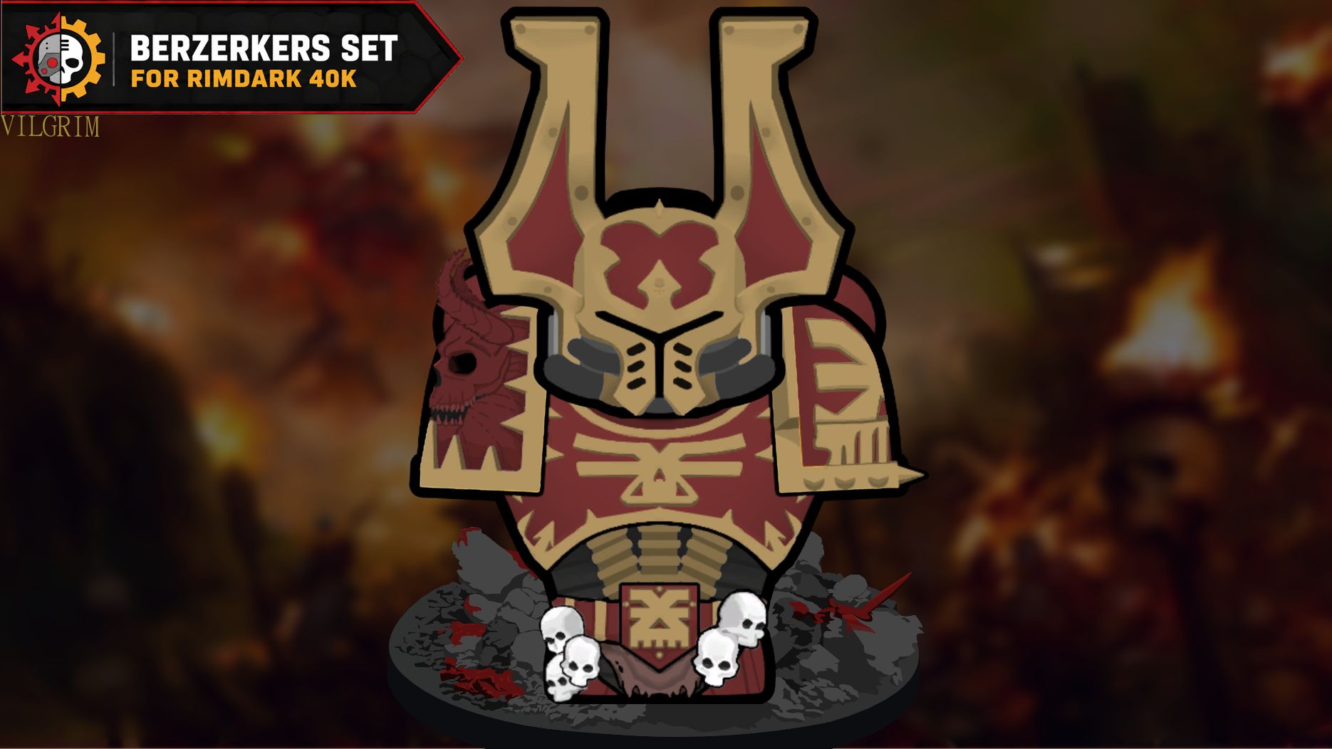 RimDark 40k - VILGRIM's Khornate Berzerkers