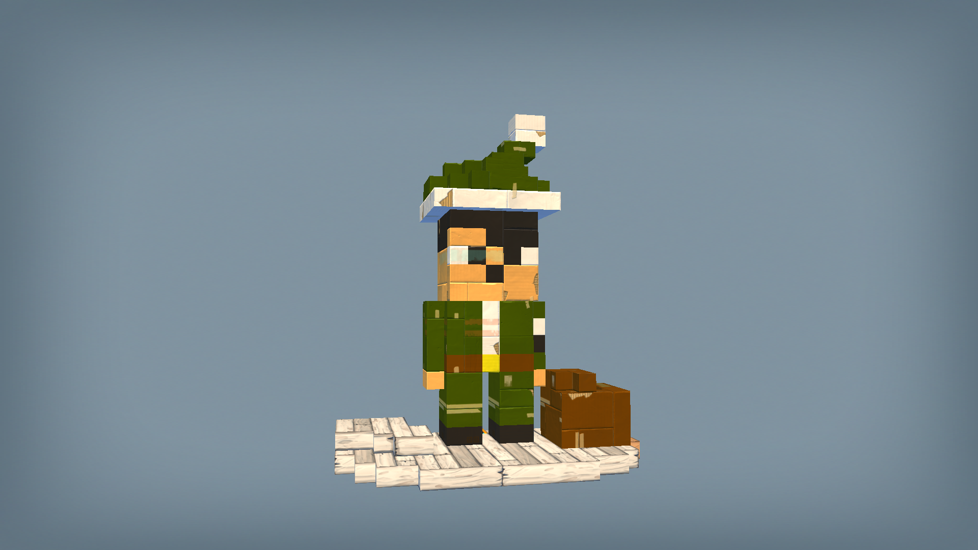 green adolf santa 2025