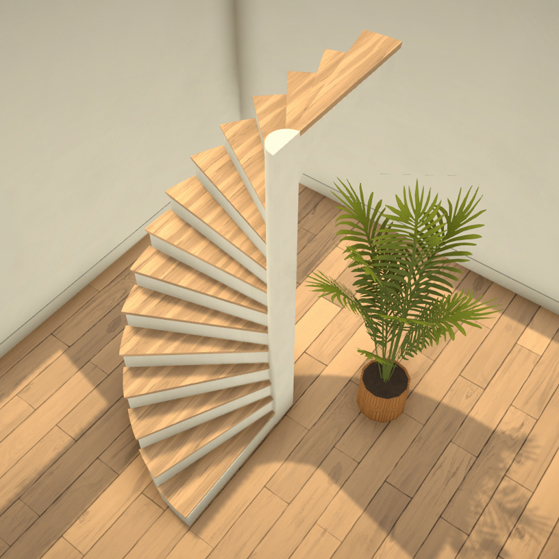 Spiral Staircase Half Turn preview