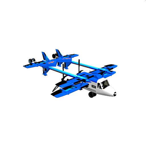cool push prop plane