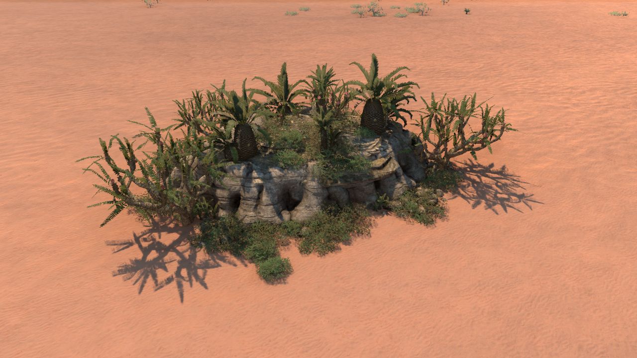 Scrubland paleo cluster