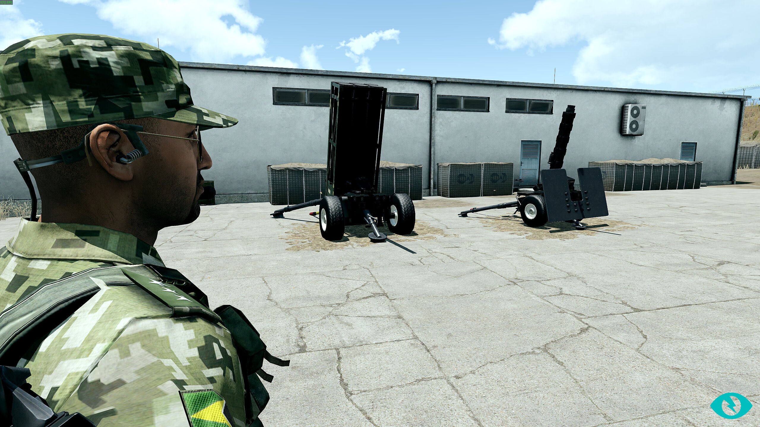 Static Artillery Guns