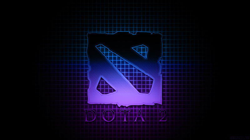dota 2 logo 80s