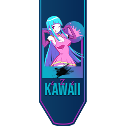 Kawaii Anime Queen Flag