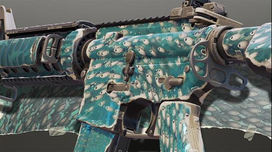 M4A4 | Paper Collage (Synchrony)