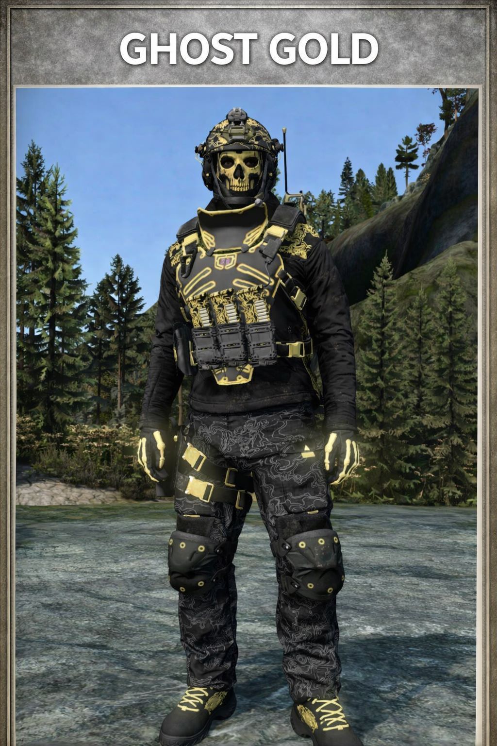 Gold Ghost Clothes
