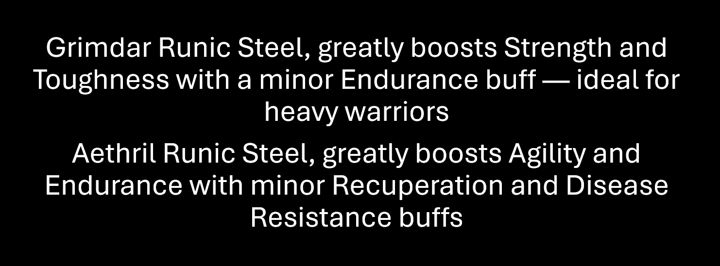 Runic metals