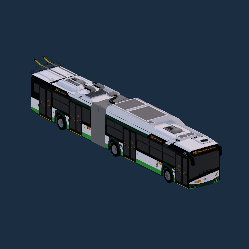 Škoda 27Tr (Solaris Trollino 18IV) PMDP Plzeň Grundlack