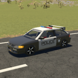 Grey Falcon Sundial Hatchback Police Interceptor