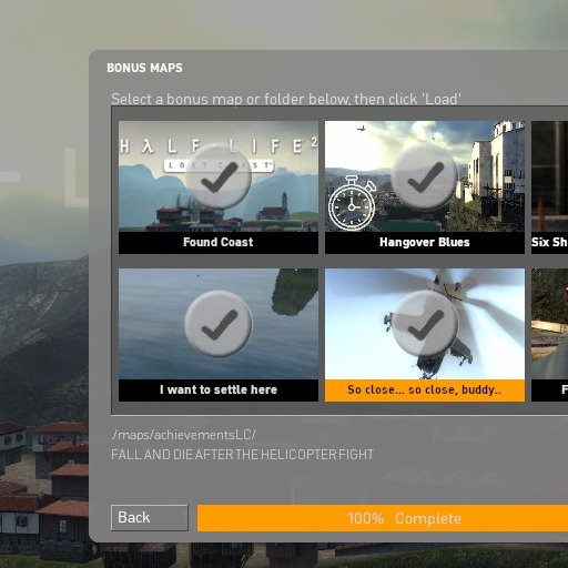X0SH'S HL2:LC ACHIEVEMENTS [!READ DESCRIPTION!]
