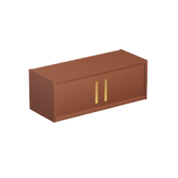 Shelf component - narrow, with doors