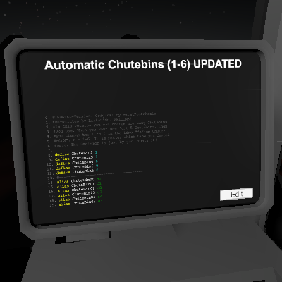 Automatic Chutebins (1-6) UPDATED