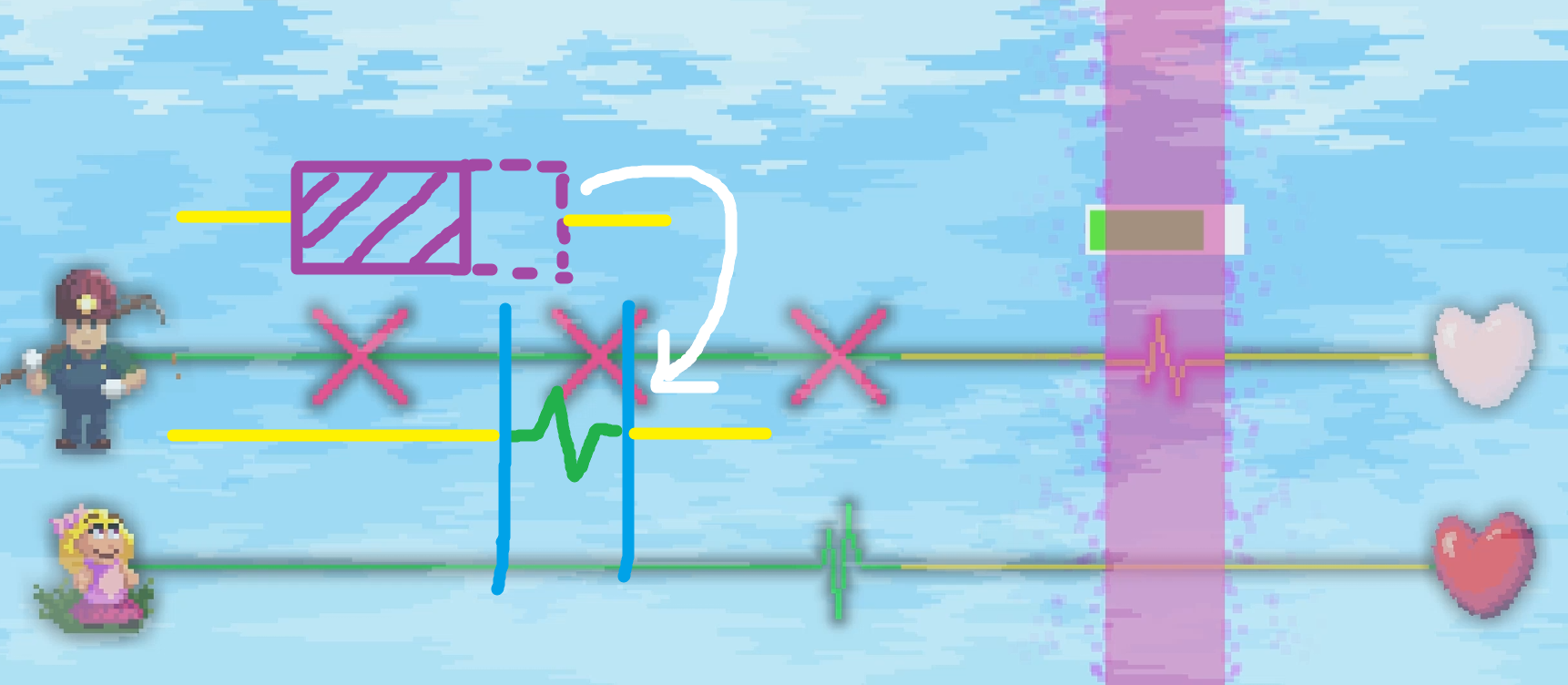 4x2 - 隐形 但是 松手时机被另一拍更改了