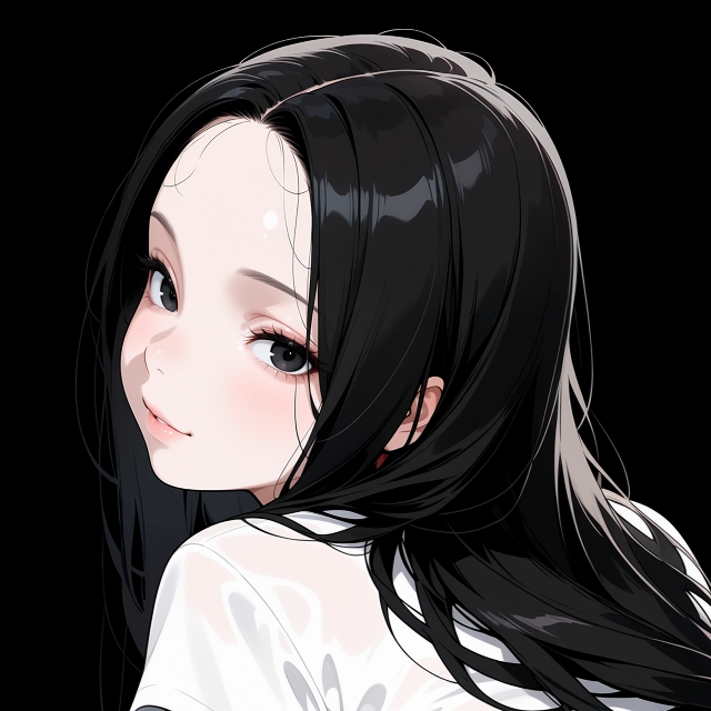 Girl | Dark Background | Dark / Colored Versions | 4K preview