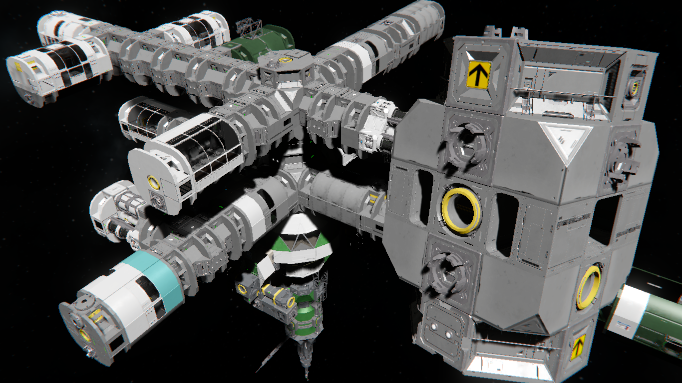 Hab Container Adapter 6-way w/ spacers