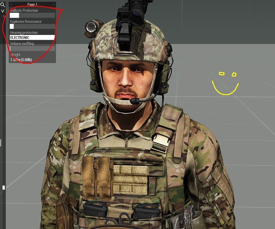 USP Helmet Armor Fix