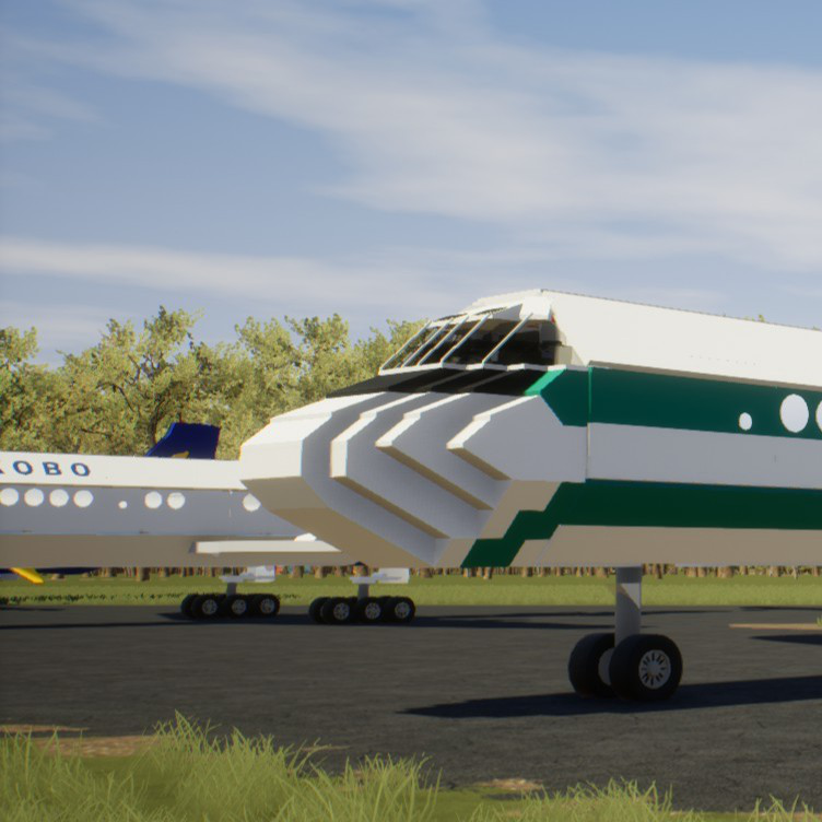 Softbody AIR LINER Tu-154 Alrosa Airlines