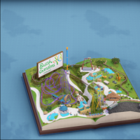 Busch Gardens Tampa ~ The Pop-up Park Map (updated)