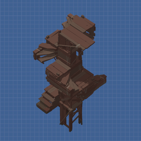 Wooden spiral staircase (6m) preview