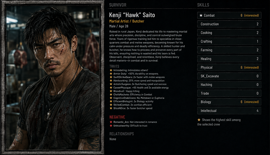 Kenji "Hawk" Saito
