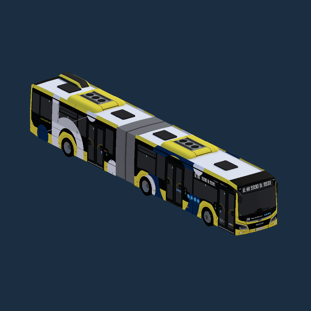 MAN 18C - RAB I DB Regio Alb-Bodensee (9330 & 9331 Bodo Gelb)