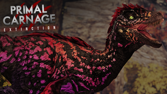Fuchsia Feathered Novaraptor