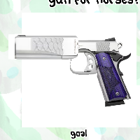 gun for horses